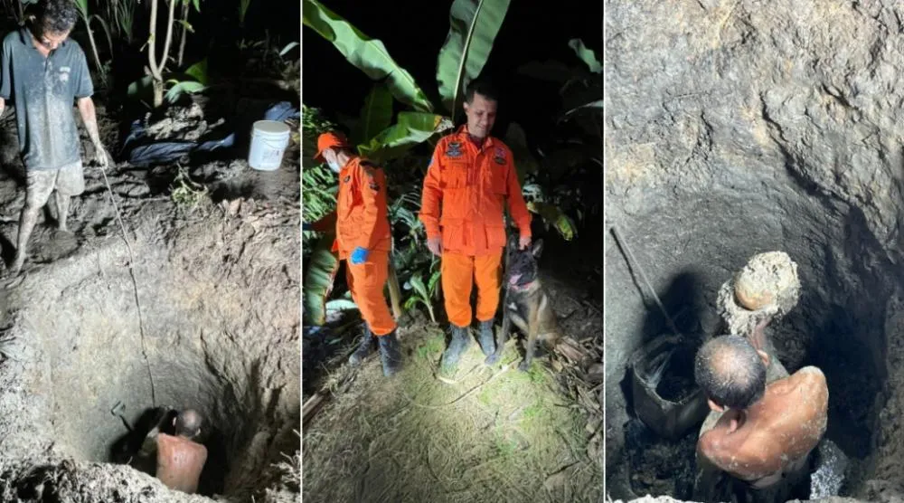 Corpo de mulher encontrada numa cacimba, morta pelo marido, em União dos Palmares.