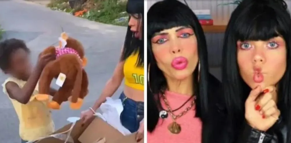 Influenciadoras que deram banana e macaco de pelúcia para crianças negras são condenadas