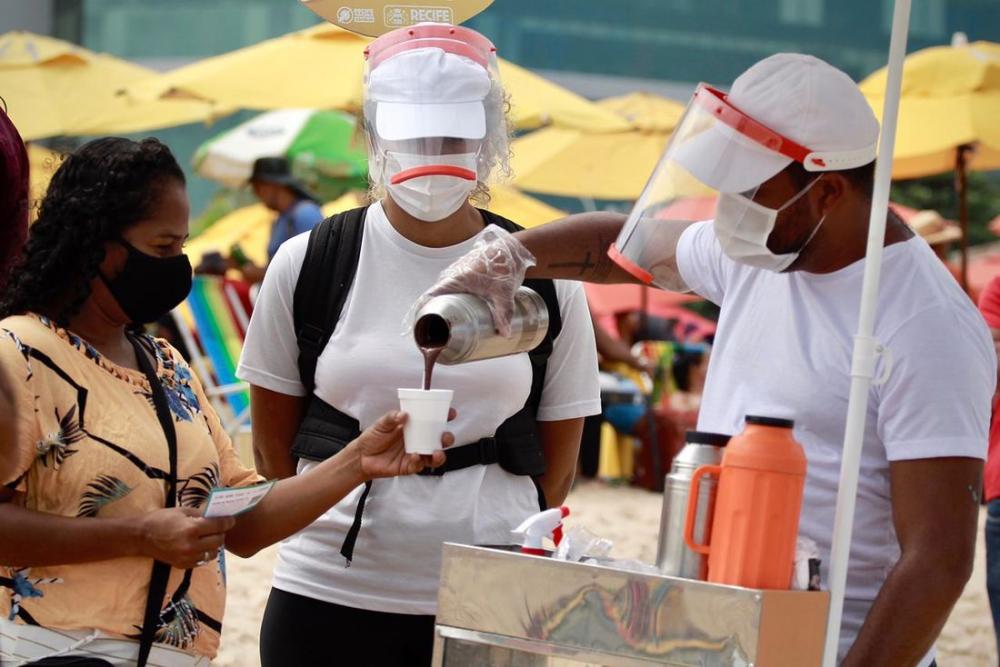Ação foi iniciada nesta segunda (10) - Foto: Melissa Fernandes/Folha de Pernambuco