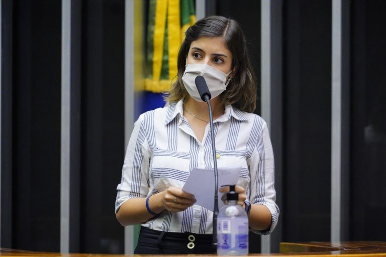 Tabata Amaral: desigualdade de gênero no mercado de trabalho aumentou na pandemia - (Foto: Pablo Valadares/Câmara dos Deputados)