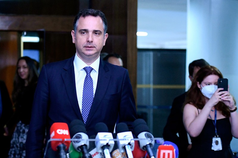 O presidente do Senado destacou, ainda, a aprovação de duas matérias pelo Plenário, nesta quinta (10), que buscam segurar a disparada dos preços - Edilson Rodrigues/Agência Senado