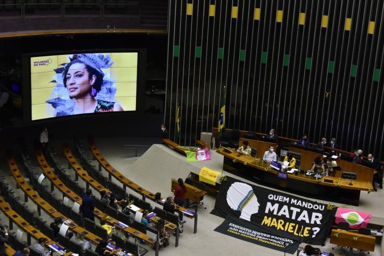 Para deputadas, assassinato de Marielle é violência política de gênero - (Foto: Zeca Ribeiro/Câmara dos Deputados)