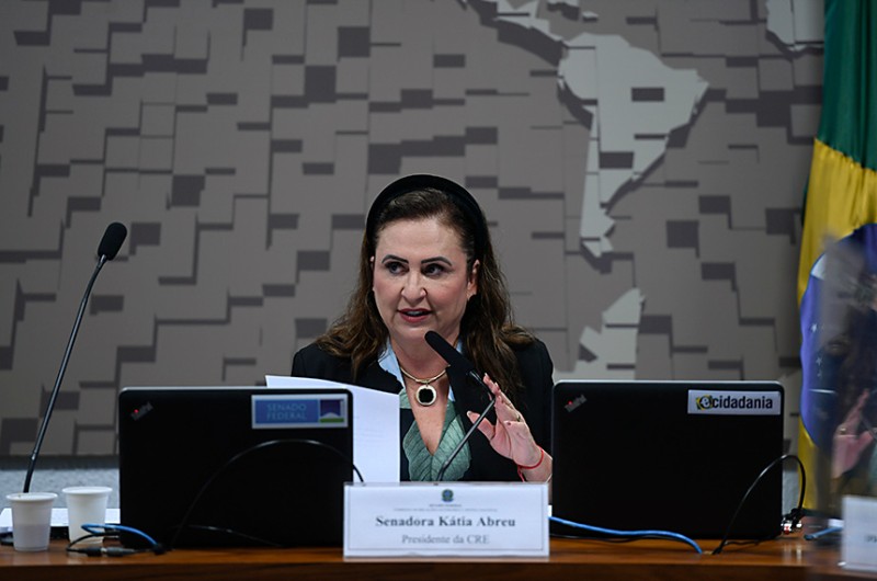 Os requerimentos de convite a representantes da Ucrânia e da Rússia foram apresentados pela presidente da CRE, Kátia Abreu - Edilson Rodrigues/Agência Senado