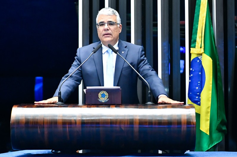 O senador Eduardo Girão (Podemos-CE) destacou a visita da comissão externa do Senado a Petrópolis (RJ) - Waldemir Barreto/Agência Senado