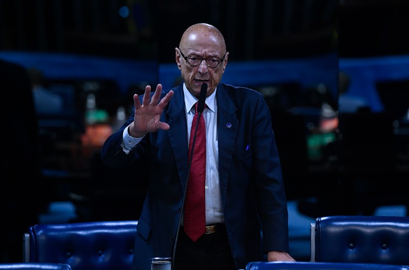 O senador Esperidião Amin (PP-SC) disse que esse fundo ajudaria a estabilizar os preços dos combustíveis. - Jefferson Rudy/Agência Senado